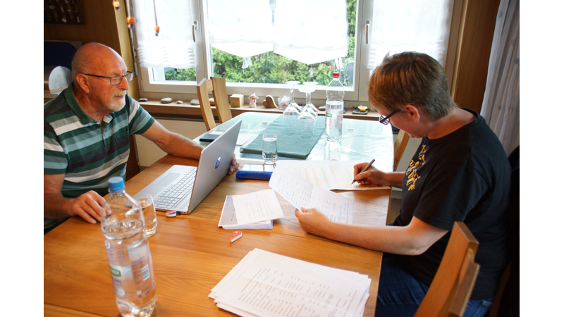 Emil Wehrli und Petra Schär